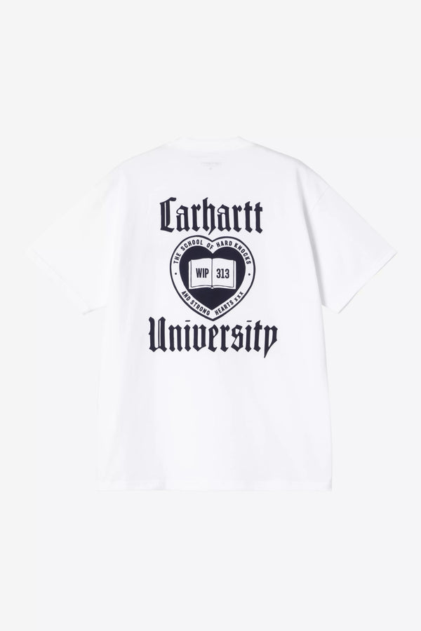 T Shirt Carhartt Wip SCHOOLING S/S TEE White