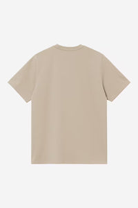 T Shirt Carhartt Wip SCRIPT EMBROIDERY S/S TEE Fleur De Sel White