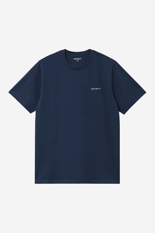 T Shirt Carhartt Wip SCRIPT EMBROIDERY S/S TEE Jupiter White