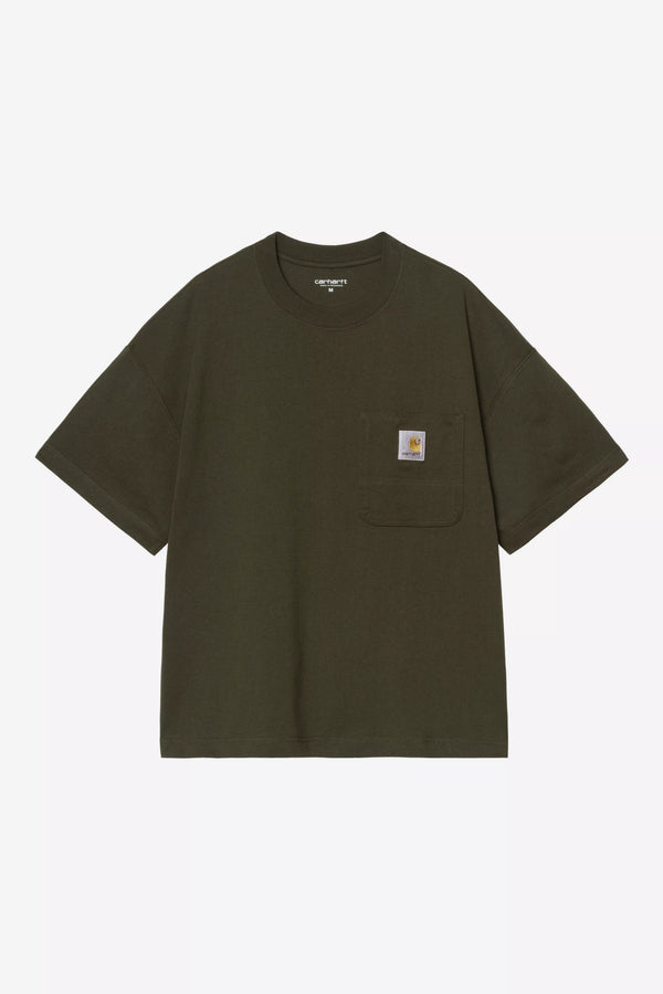 T Shirt Carhartt Wip WORK POCKET S/S TEE Olive — Carhartt wip