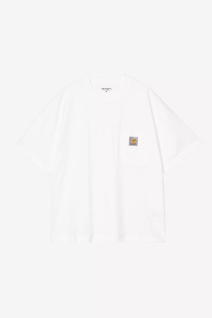 T Shirt Carhartt Wip WORK POCKET S/S TEE White