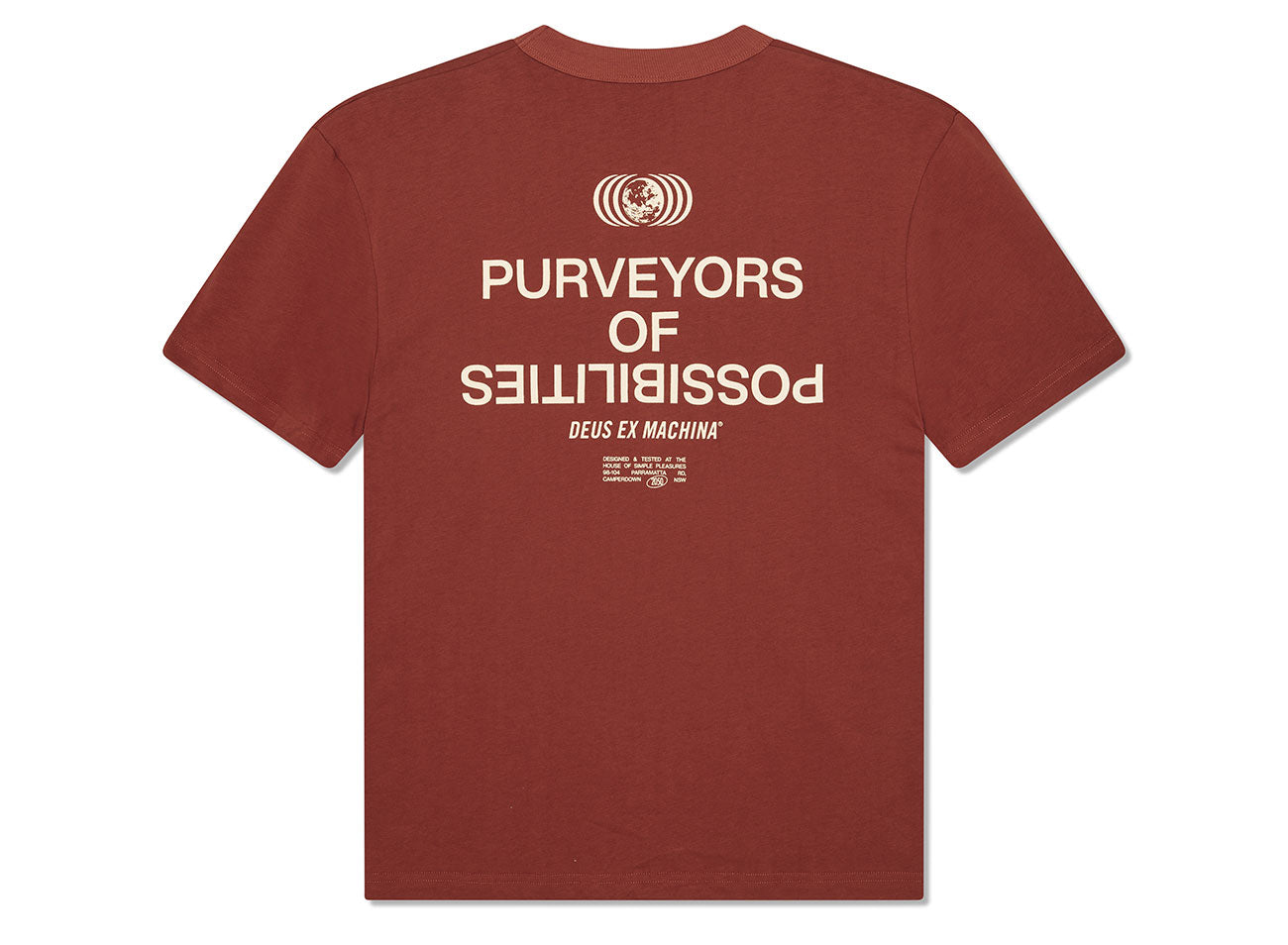 T Shirt Deus Ex Machina AXIS S/S TEETerracota