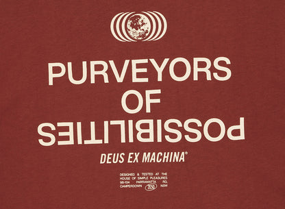 T Shirt Deus Ex Machina AXIS S/S TEETerracota