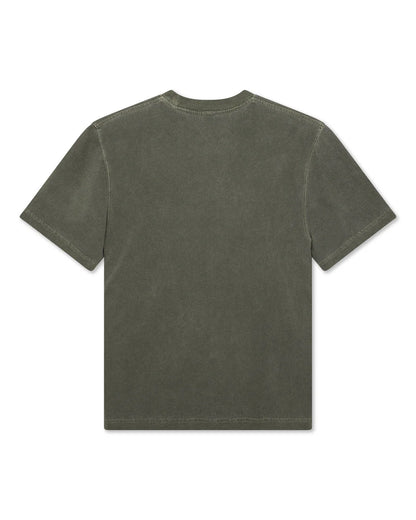 T Shirt Deus Ex Machina SHIELD DYED S/S TEE Cypress Green