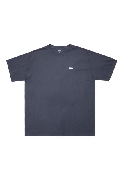 T Shirt Obey OBEY BOLD STAR PIG S/S TEE Pigment Vintage Black