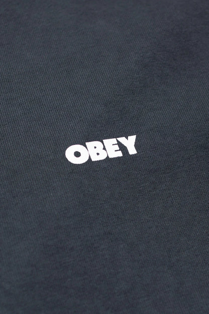 T Shirt Obey OBEY BOLD STAR PIG S/S TEE Pigment Vintage Black