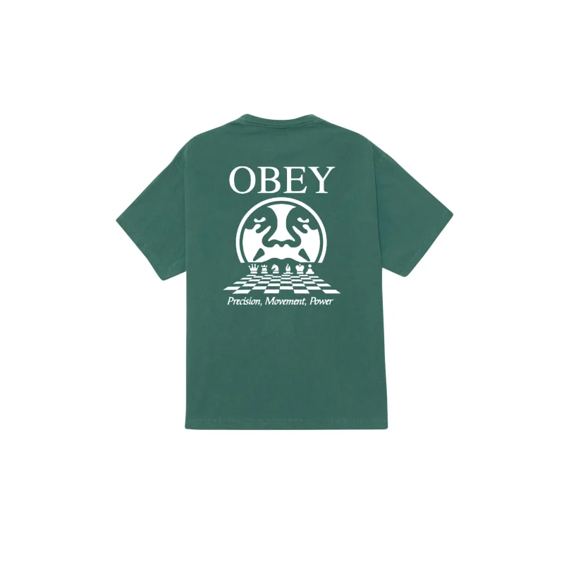 T Shirt Obey OBEY PRECISION PIG S/S TEE Rain Forest