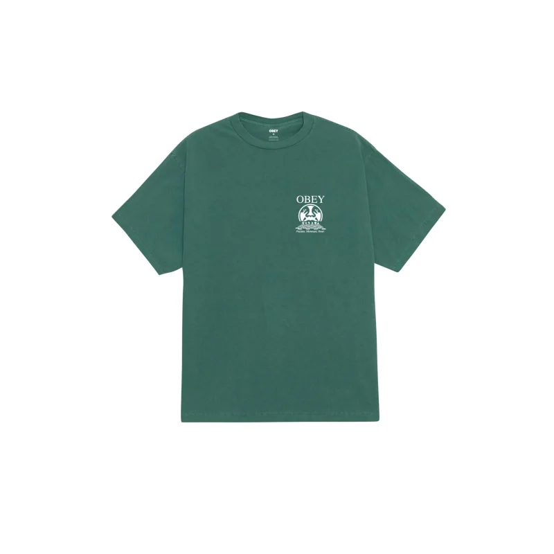 T Shirt Obey OBEY PRECISION PIG S/S TEE Rain Forest