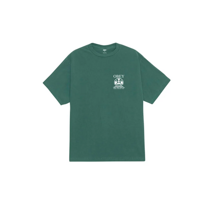 T Shirt Obey OBEY PRECISION PIG S/S TEE Rain Forest