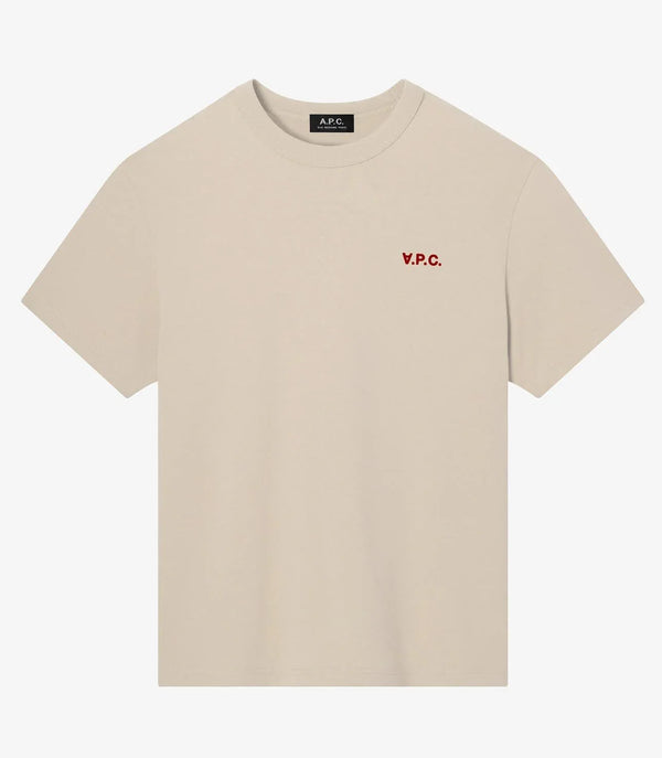 TEE BOXY PETIT VPC Mastic Rouge — APC