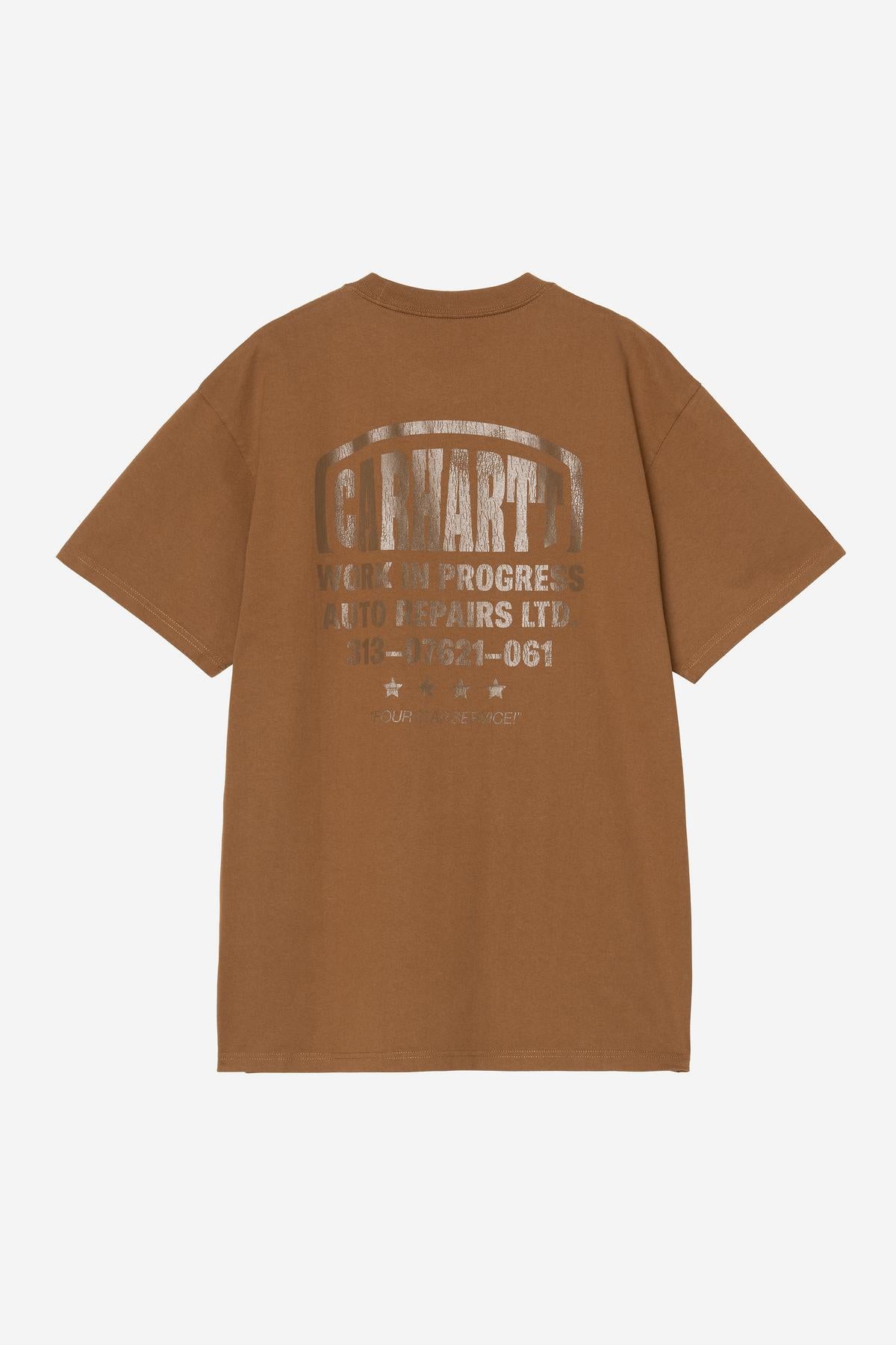 T Shirt Carhartt Wip FOUR STAR Hamilton Brown