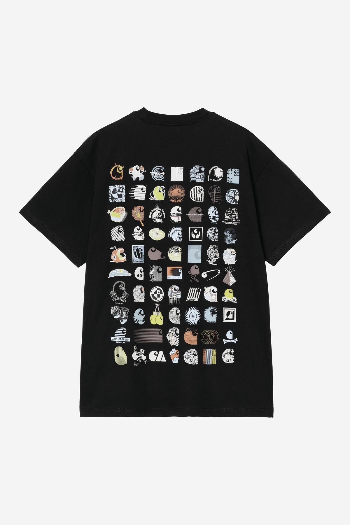 T Shirt Carhartt Wip LOGO ARCHIVE S/S TEE Black