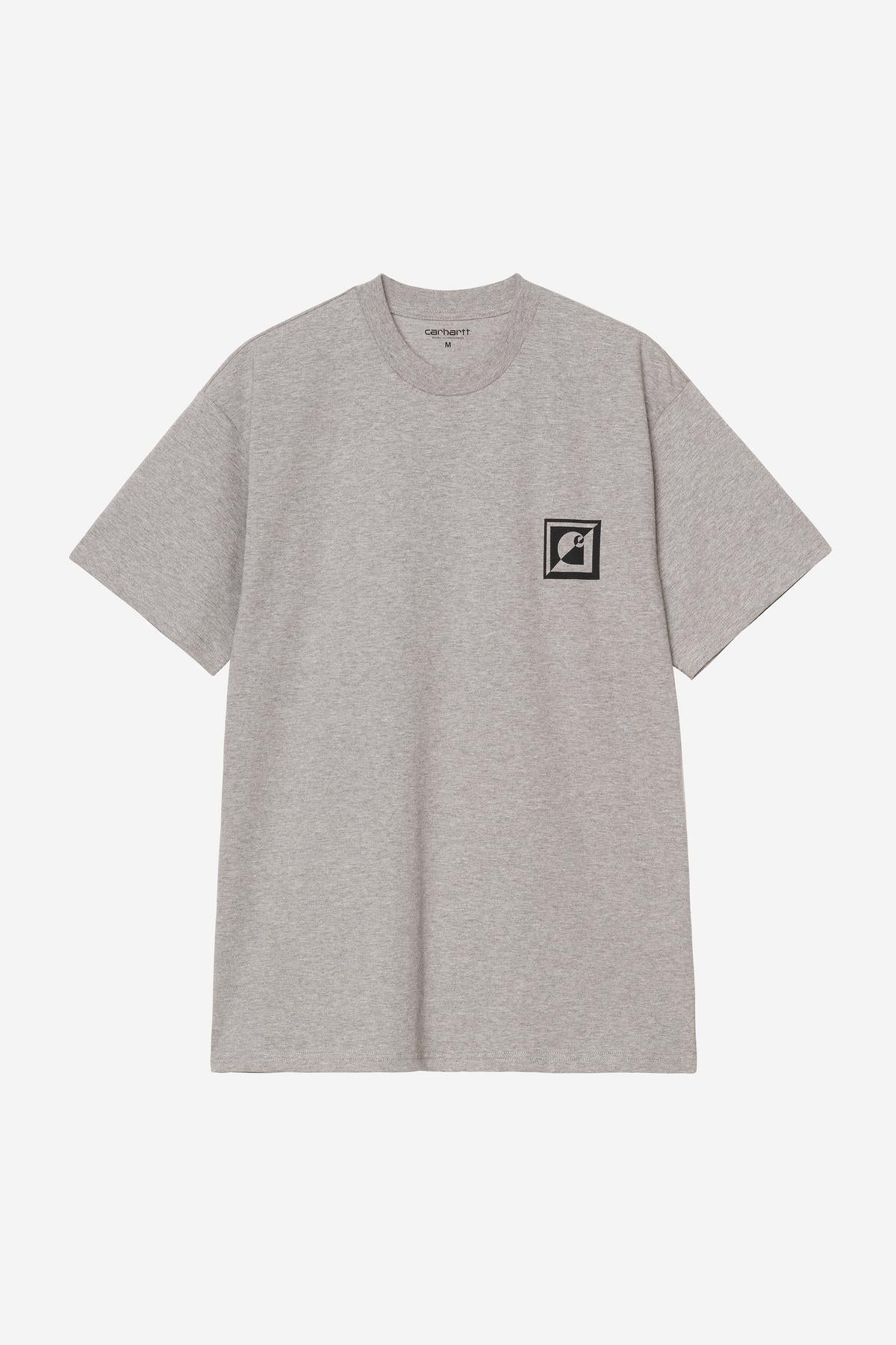 T Shirt Carhartt Wip LOGO ARCHIVE S/S TEE Grey Heather