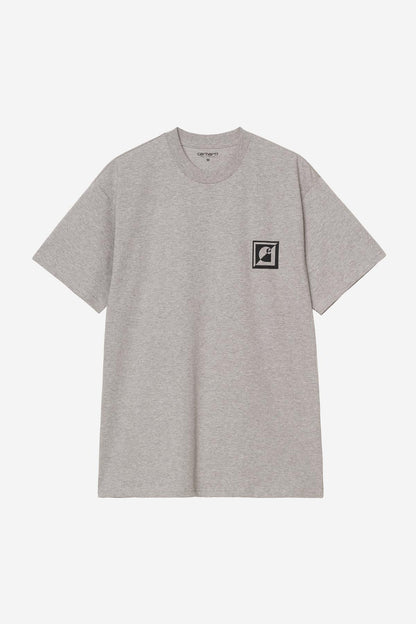 T Shirt Carhartt Wip LOGO ARCHIVE S/S TEE Grey Heather