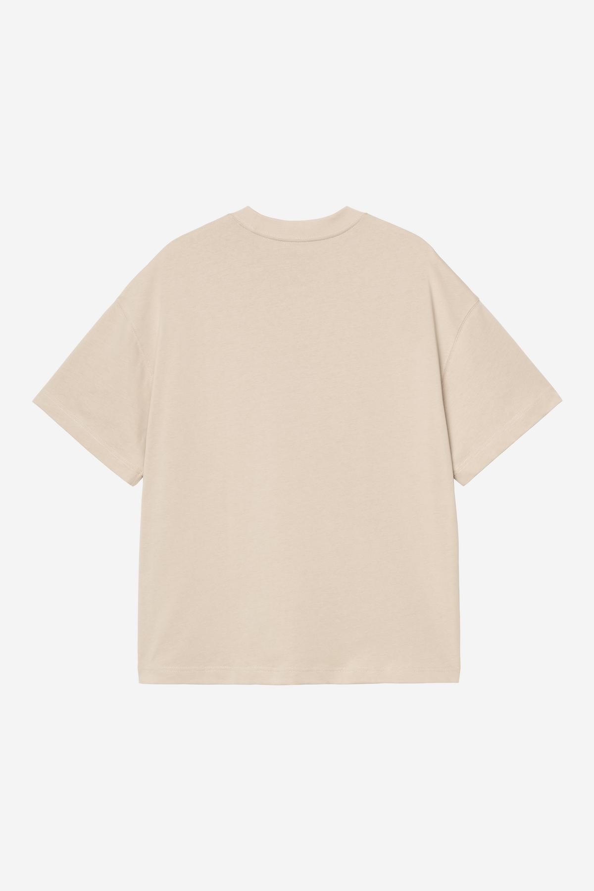 T Shirt Carhartt Wip SIGNATURE SCRIPT S/S TEE Fleur De Sel Citadel