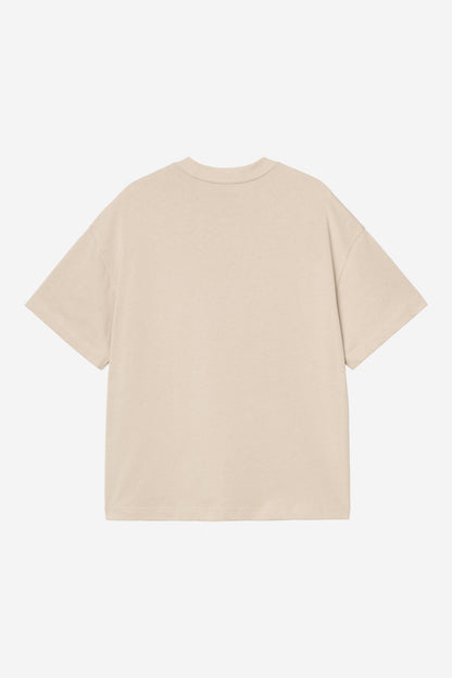 T Shirt Carhartt Wip SIGNATURE SCRIPT S/S TEE Fleur De Sel Citadel