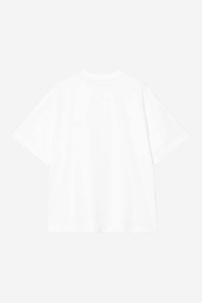 T Shirt Carhartt Wip SIGNATURE SCRIPT S/S TEE White Black