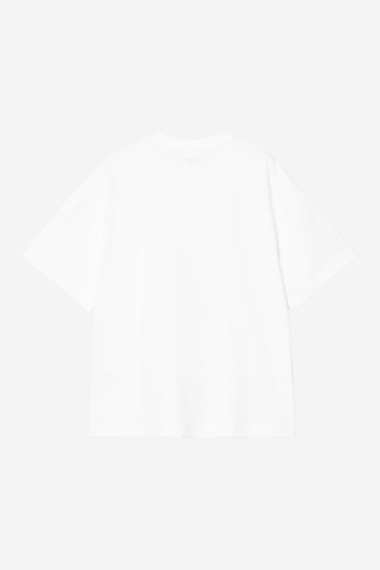T Shirt Carhartt Wip SIGNATURE SCRIPT S/S TEE White Black