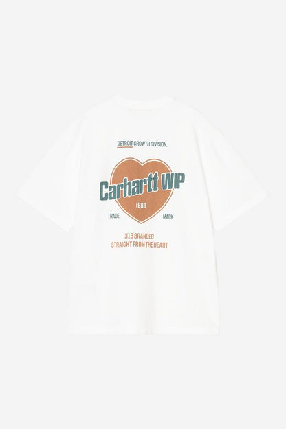 T Shirt Carhartt Wip W GROWTH S/S TEE White