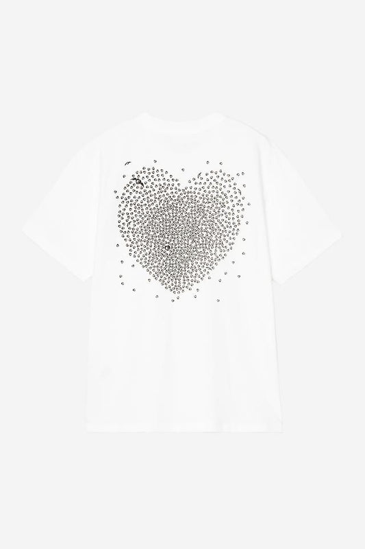 T Shirt Carhartt Wip W HEARTS OF HARTTS S/S TEE White