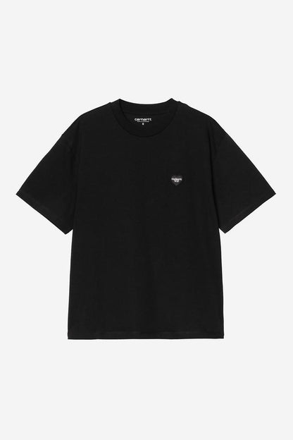 T Shirt Carhartt Wip W HEART II S/S TEE Black