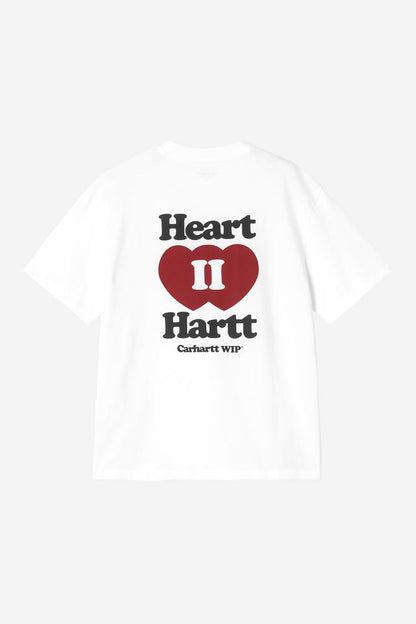 T Shirt Carhartt Wip W HEART II S/S TEE White