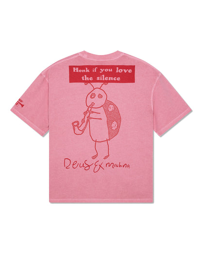 T Shirt Deus Ex Machina NOISE COMPLAINT S/S TEE Prism Pink