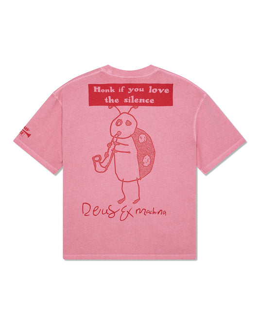 T Shirt Deus Ex Machina NOISE COMPLAINT S/S TEE Prism Pink