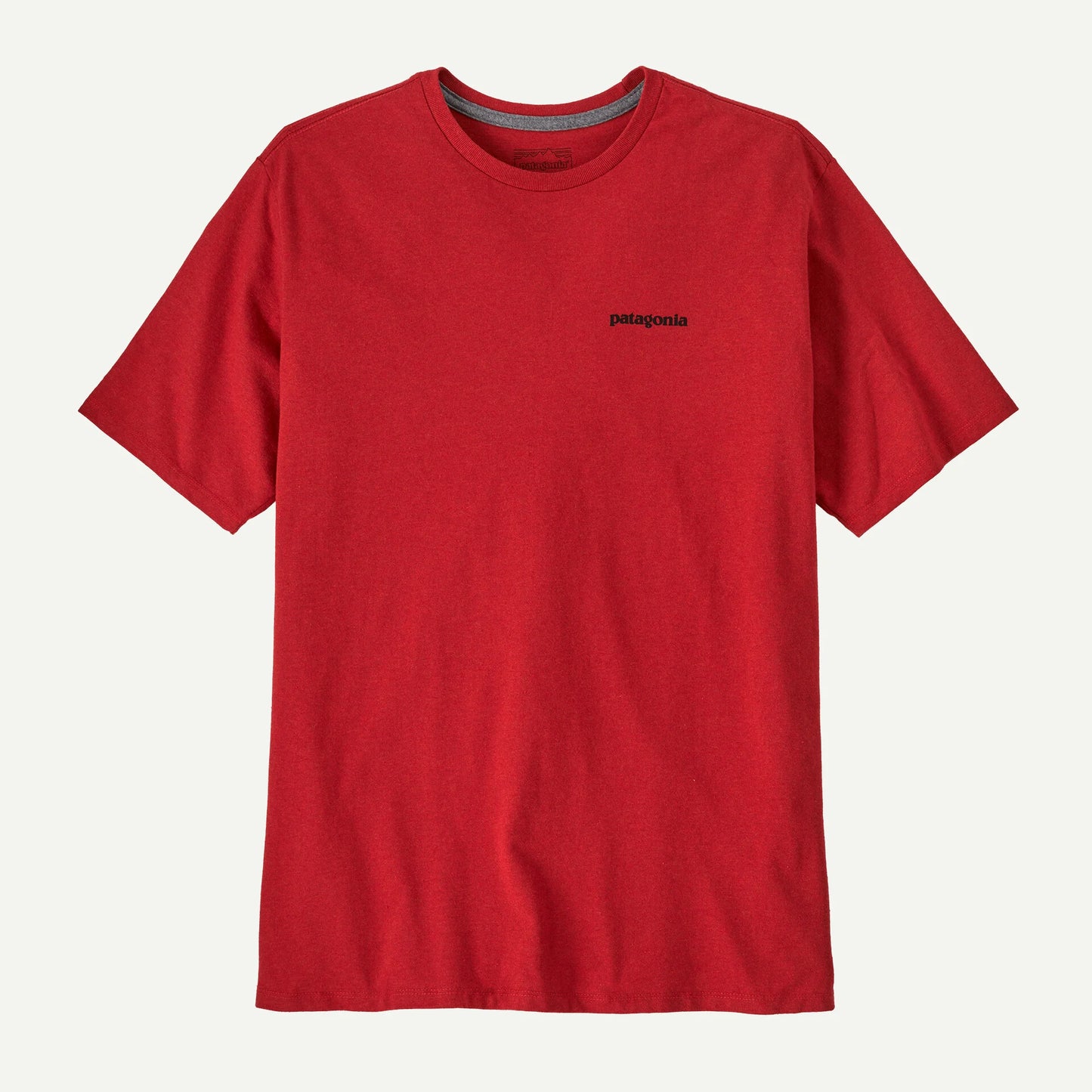 T Shirt Patagonia P6 LOGO RESPONSIBILI S/S TEE Amanita Red