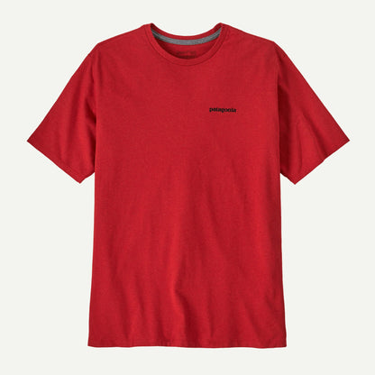 T Shirt Patagonia P6 LOGO RESPONSIBILI S/S TEE Amanita Red