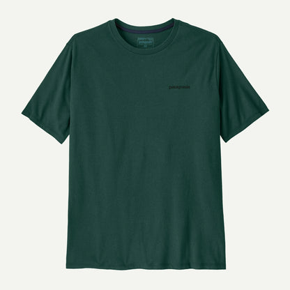 T Shirt Patagonia P6 LOGO RESPONSIBILI S/S TEE Cascade Green