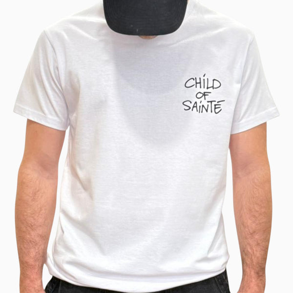 T Shirt Saint-Etienne Child Of Sainté Cœur Blanc — Child Of Sainté