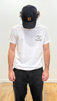 Child Of Sainté Cos Heart Tee White Black