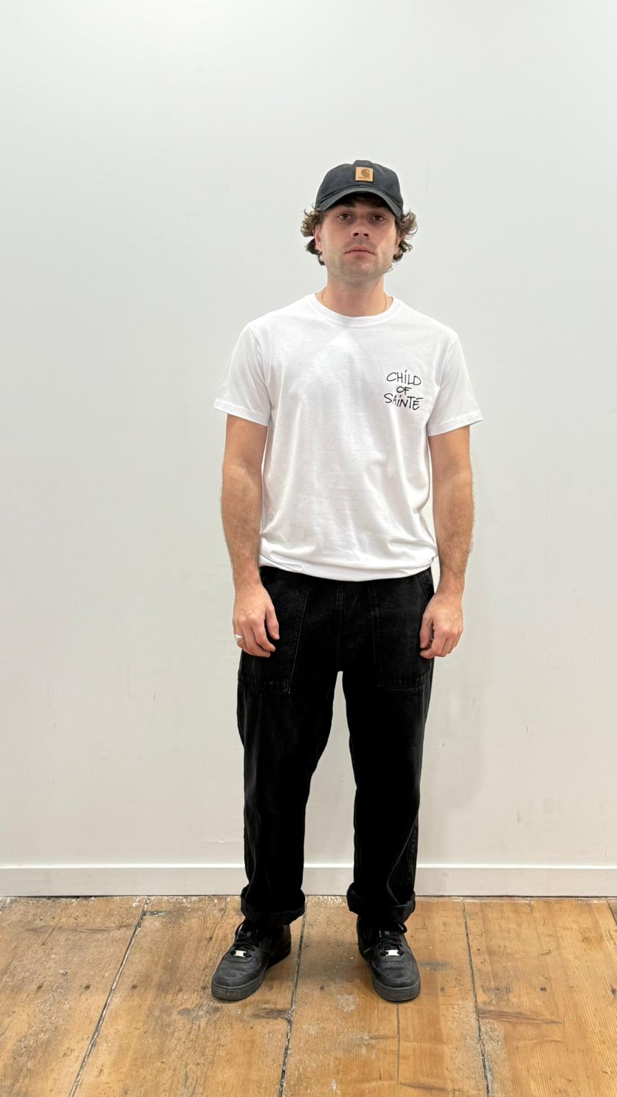 T Shirt Saint-Etienne Child Of Sainté Cœur Blanc