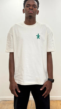 T Shirt Saint-Etienne Child Of Sainté X PITR PRT PREM Ivoire/Vert
