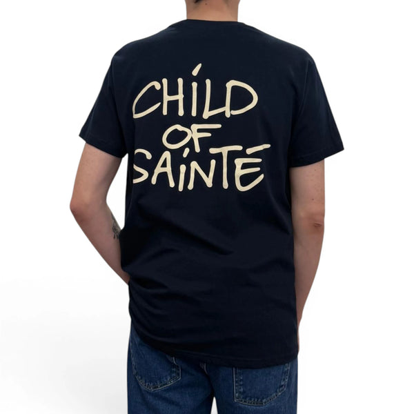 T Shirt Saint-Etienne Child Of Sainté BACK COS Dark Navy/Natural — Child Of Sainté