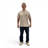 T Shirt Saint-Etienne Child Of Sainté WASH EMB COS S/S TEE SAND
