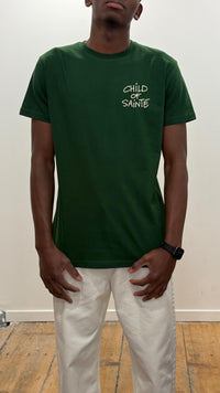 Child Of Sainté Cos Heart Tee Green Natural