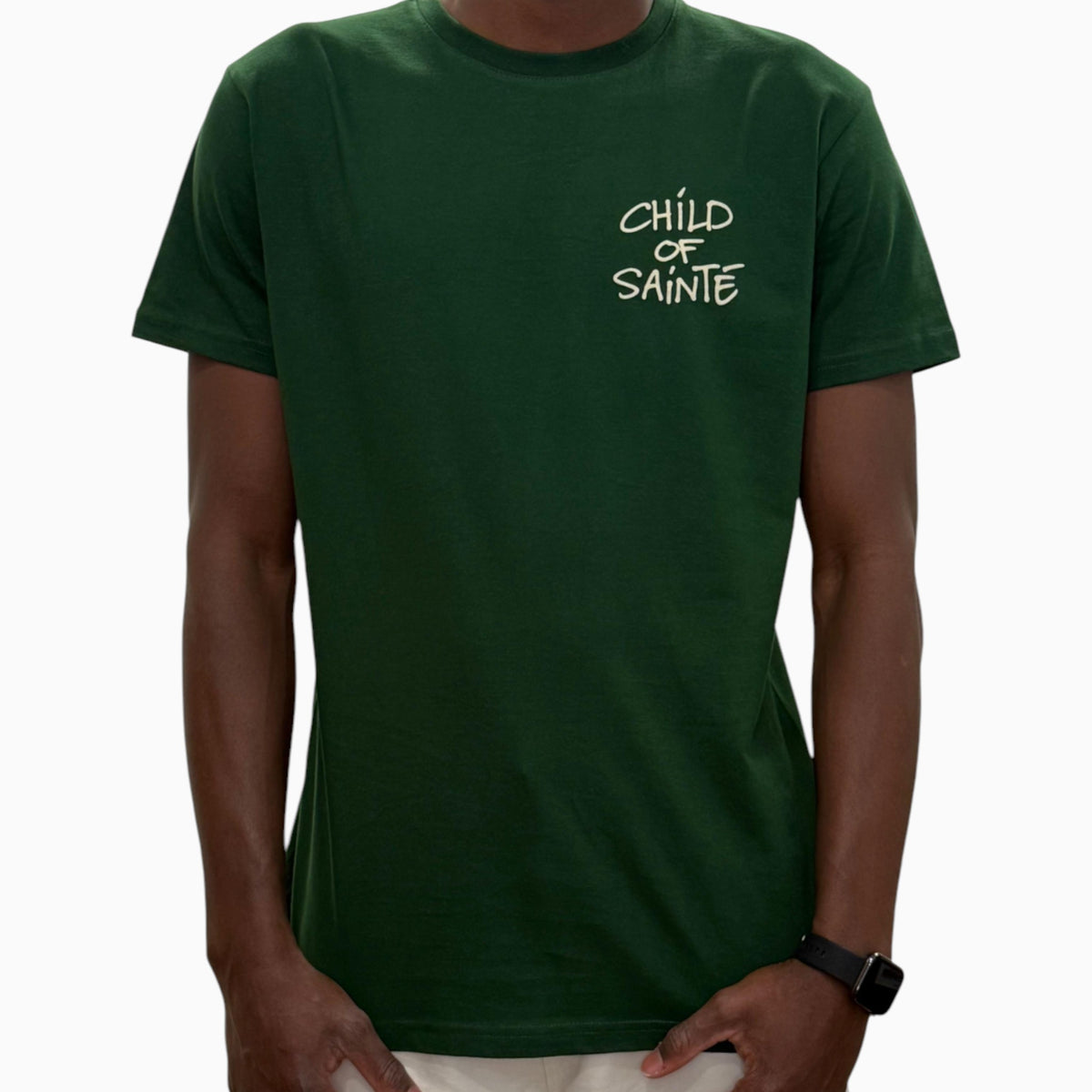 Child Of Sainté Cos Heart Tee Green Natural