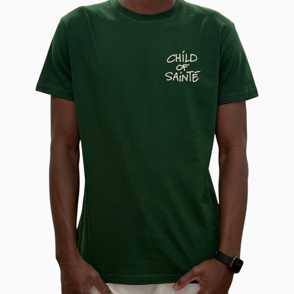 T Shirt Saint-Etienne Child Of Sainté cœur Vert — Child Of Sainté