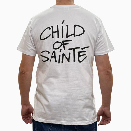 Tee Shirt Saint-Etienne Child Of Sainté Back Blanc