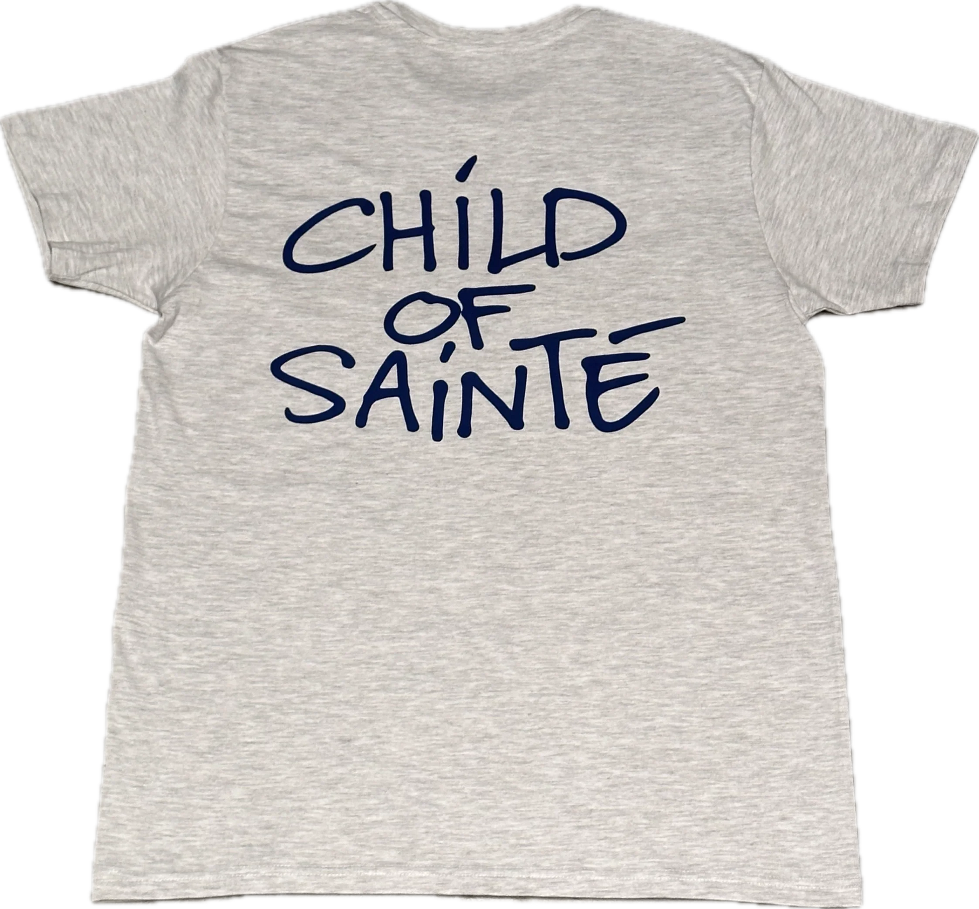 Tee Shirt Saint-Etienne Child Of Sainté Back Gris