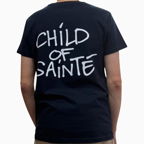 Tee Shirt Saint-Etienne Child Of Sainté Back Marine — Child Of Sainté