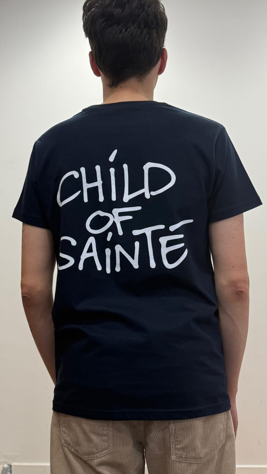 Tee Shirt Saint-Etienne Child Of Sainté Back Marine