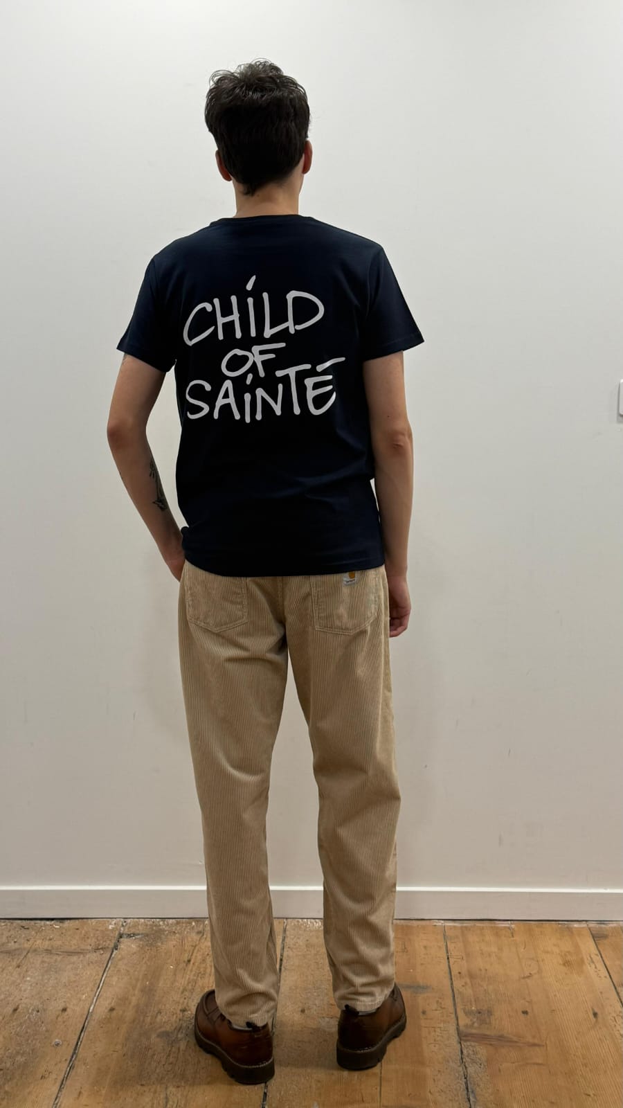 Tee Shirt Saint-Etienne Child Of Sainté Back Marine