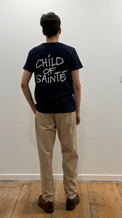 Tee Shirt Saint-Etienne Child Of Sainté Back Marine