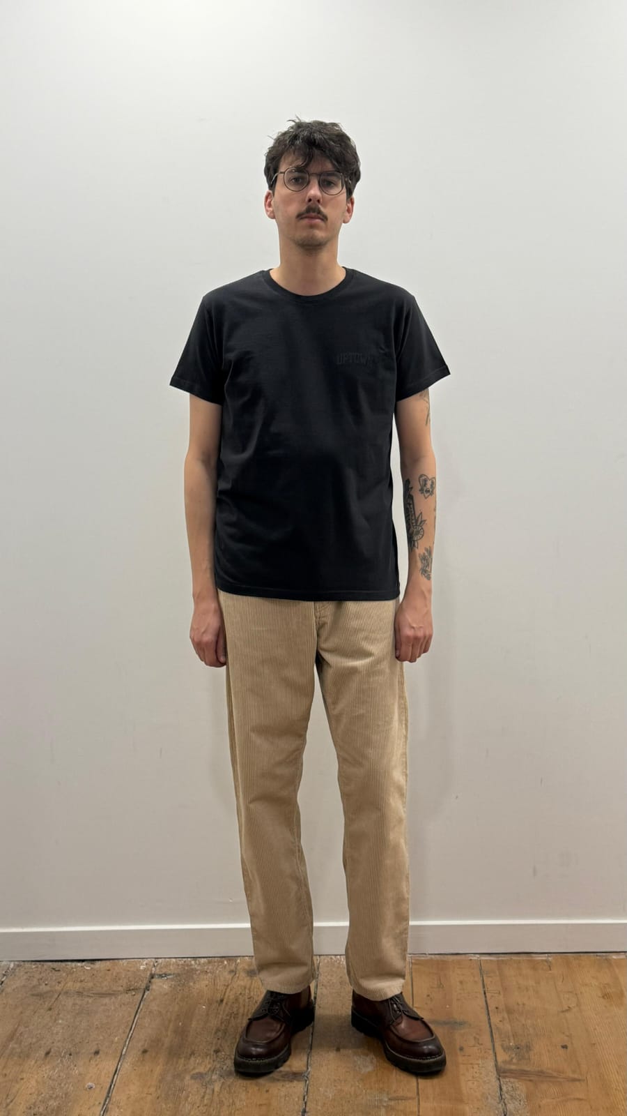 Tee Shirt Saint-Etienne Child Of Sainté Back Noir Usé