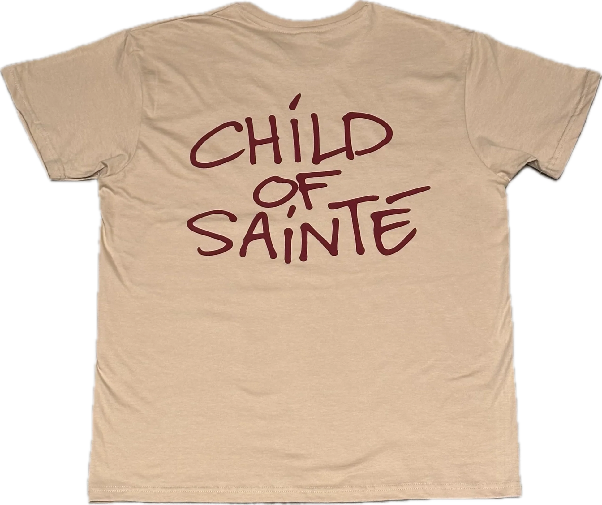 Tee Shirt Saint-Etienne Child Of Sainté Back Sable
