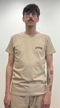 Child Of Sainté Uptown Tee Sand Bordeaux