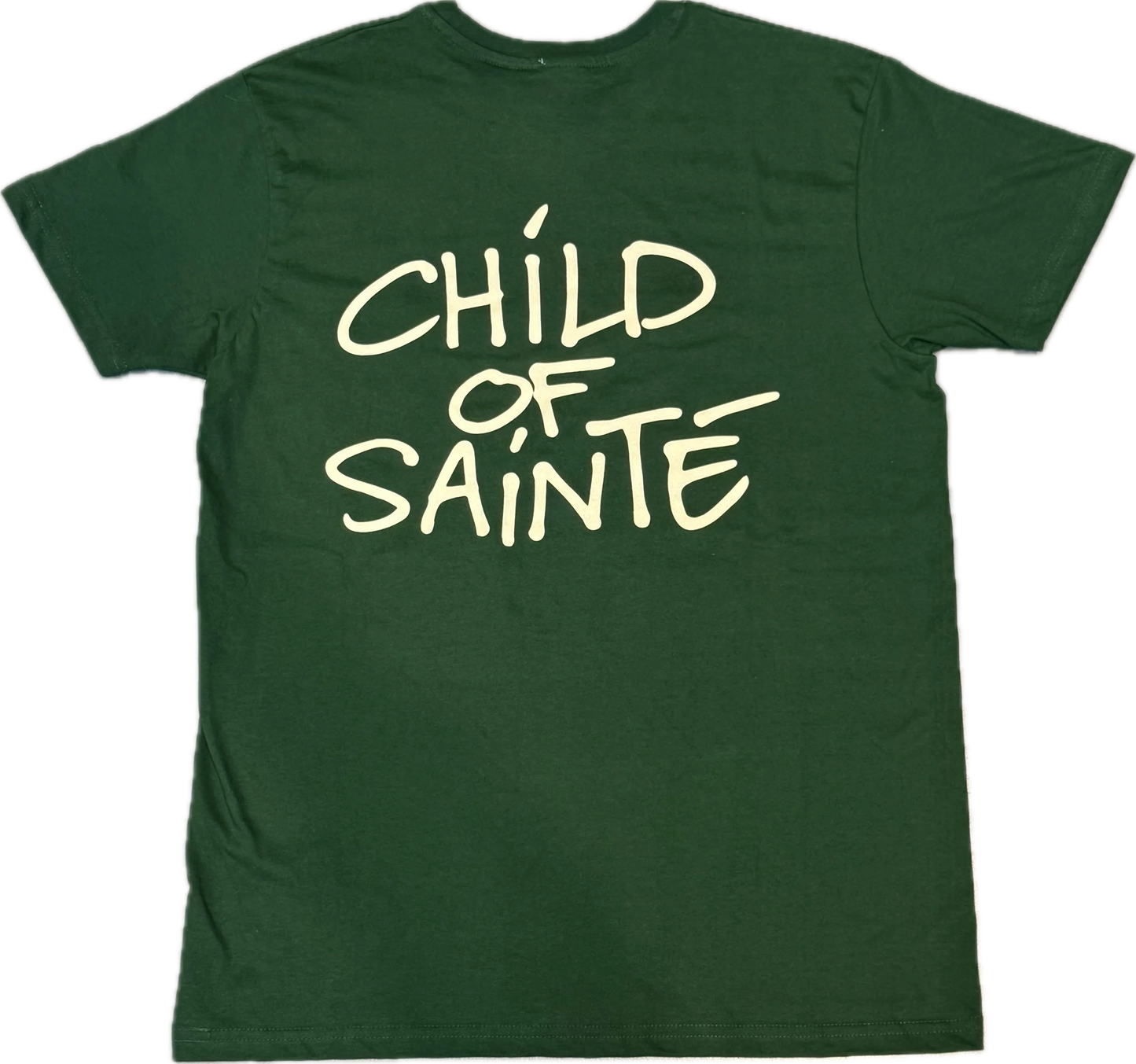 Tee Shirt Saint-Etienne Child Of Sainté Back Vert
